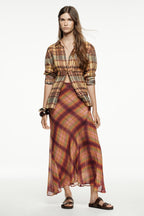 Scarlett Summer Plaid Shirt