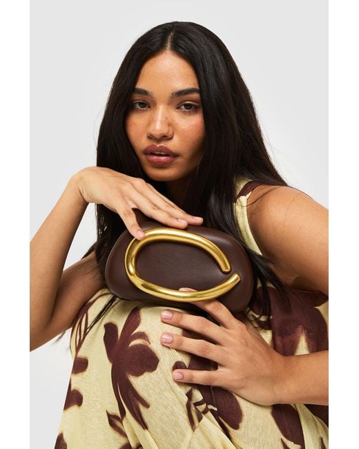 Original Zara Retro Metal Handle Bag