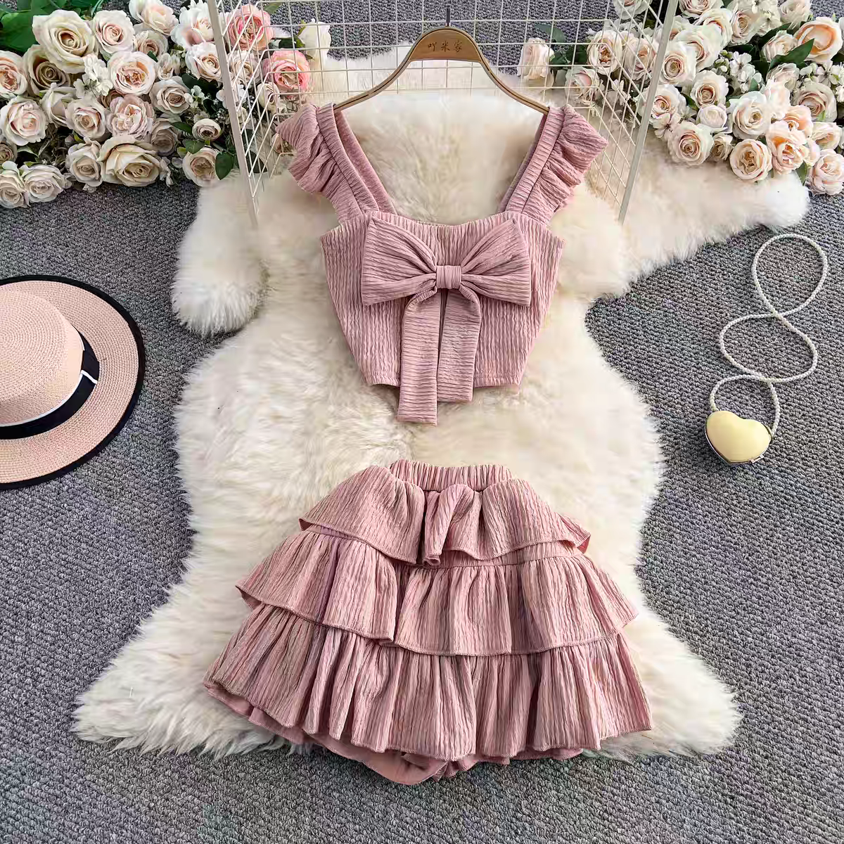 Christina Summer Two Piece Set Dress - 24th Spoke