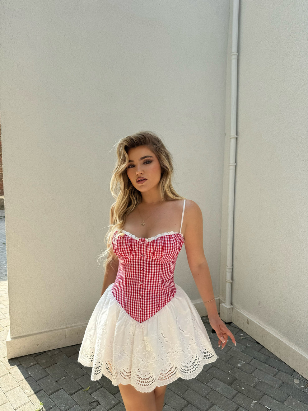 Kiara Summer Plaid Dress