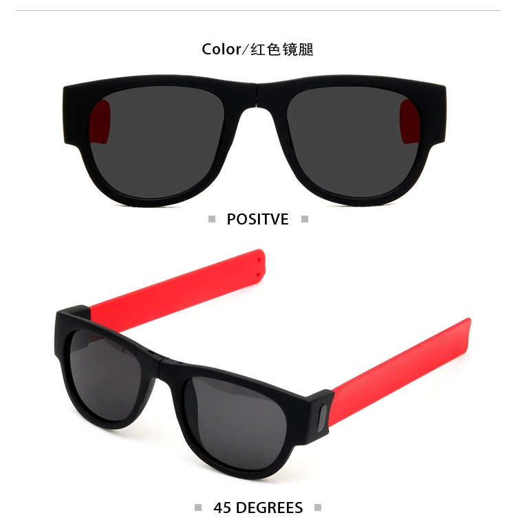 Unisex Bracelet Foldable Sunglasses