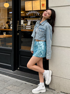 Amanda Summer Vacation Viral Shell Skirt