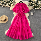 Kate Summer Ruffle Long Dress - 24th Spoke