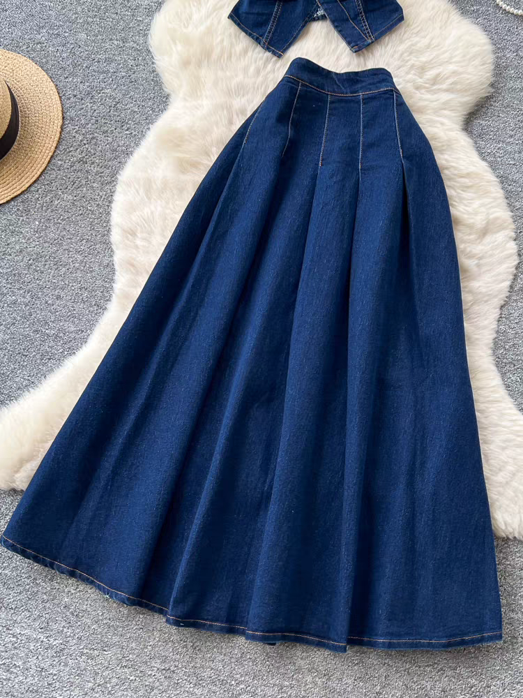 Ginnifer Summer Denim Set