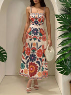 Sienna Summer Vacation Printed Dress