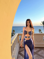 Jessica Summer Star Swim Suit With Cover UP