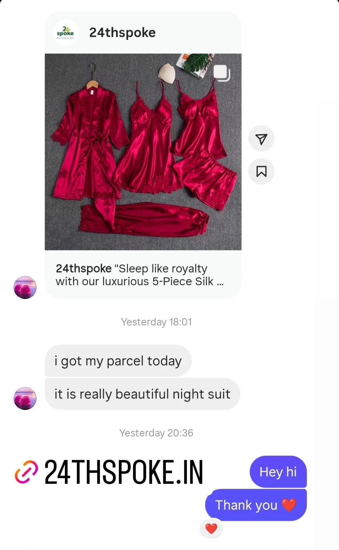 Victoria Summer Silk Pajamas 5 Piece loungewear ,Night suit Set