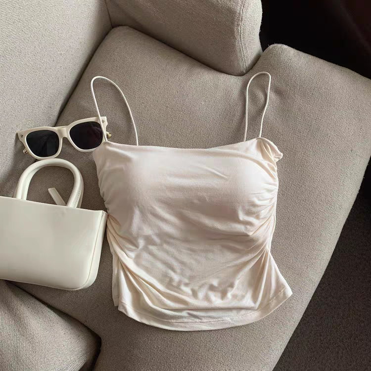 Taylor Summer Pleated Padded Top