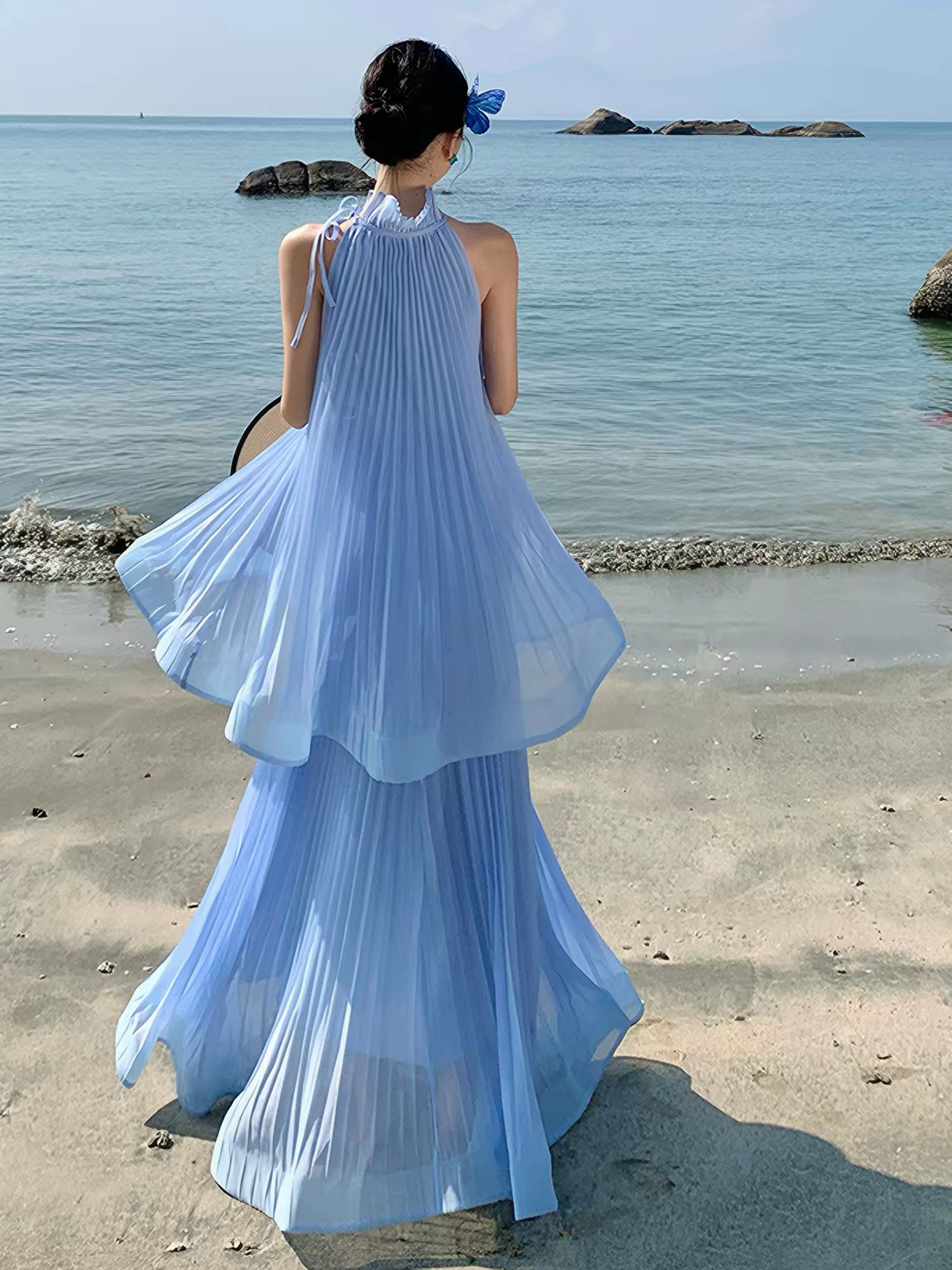 Kathryn Vacation Luxury Maxi Dress