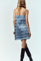 Amanda Summer Tassel Short Party Dress