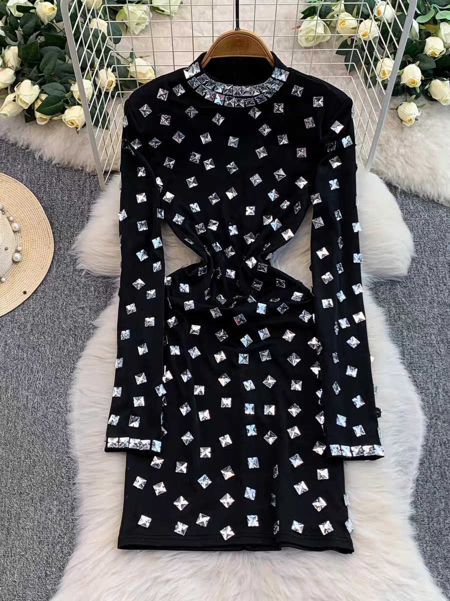 Meagan Luxury Rhinestone Dress