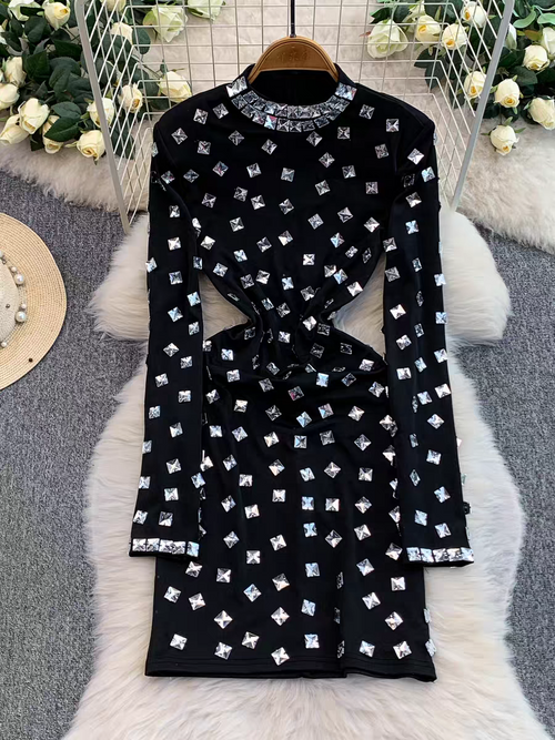 Meagan Luxury Rhinestone Dress