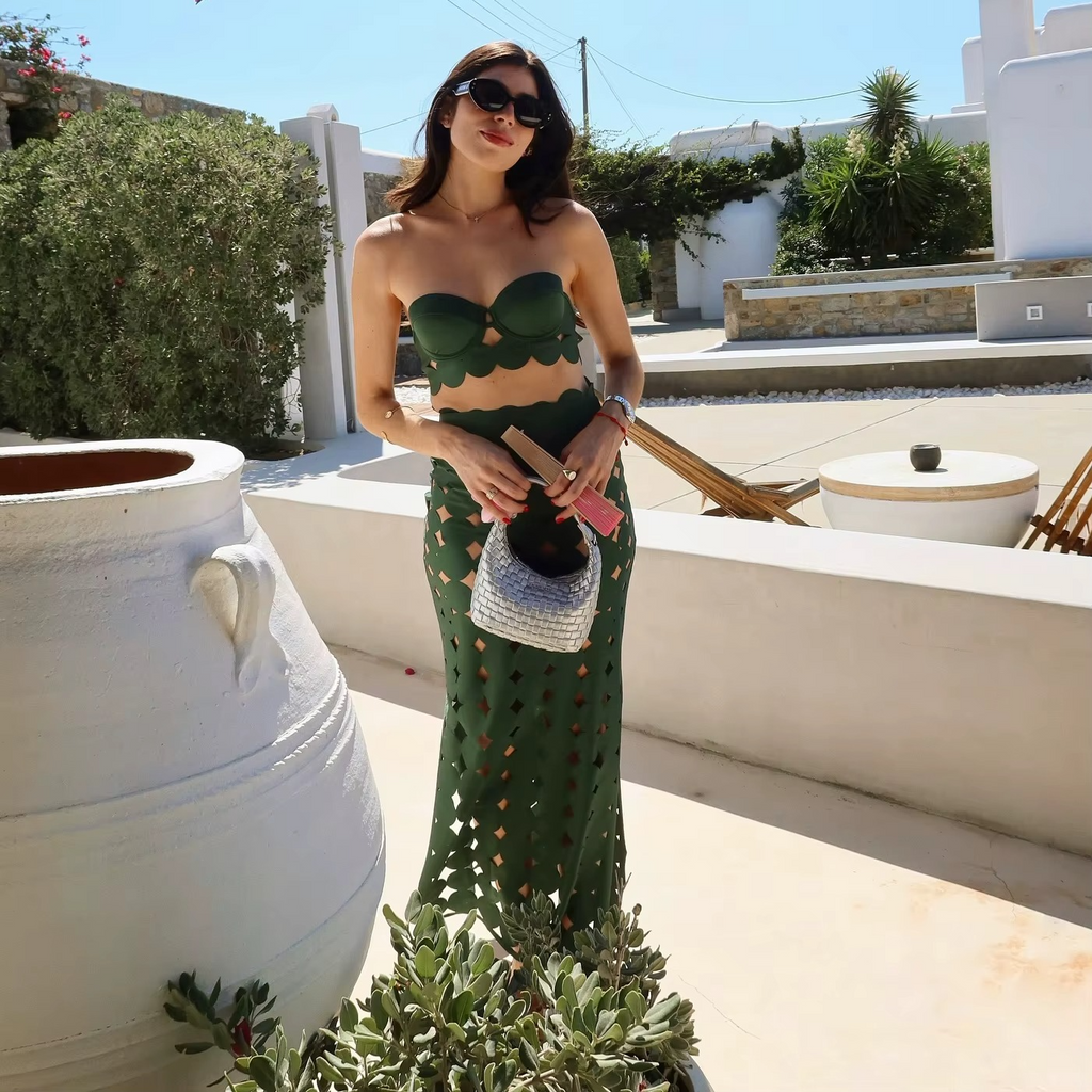 Kate Three Piece Vacation Bikini Swim Wear Set