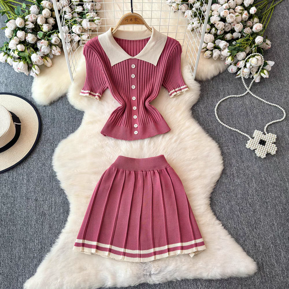 Marie Summer Two Piece Set Dress