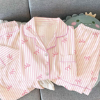 Summer Pajamas Three Piece Set
