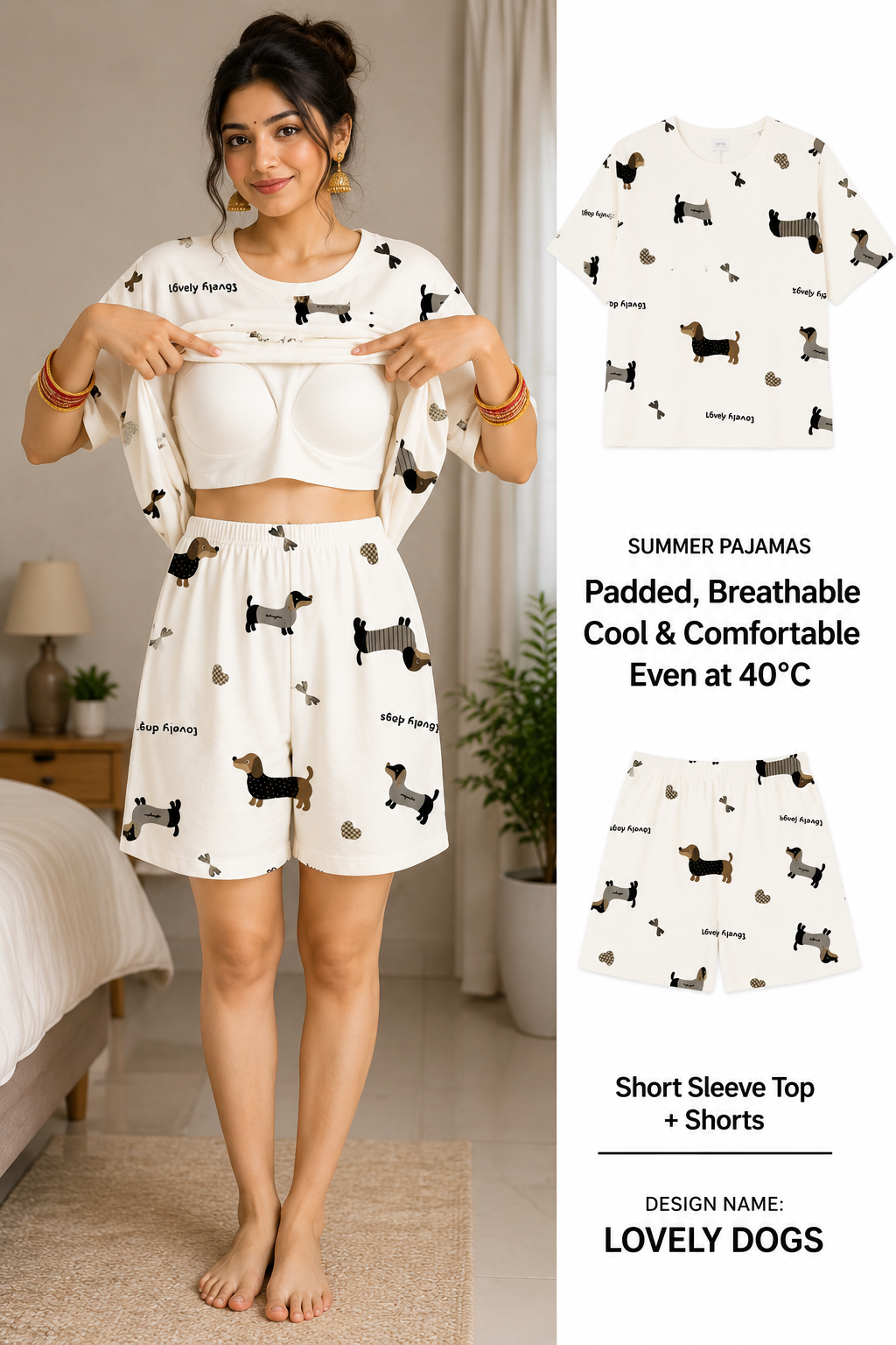 Claire Summed Padded Set