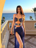 Jessica Summer Star Swim Suit With Cover UP