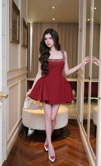 Victoria Summer A Line Party Pearl Dress