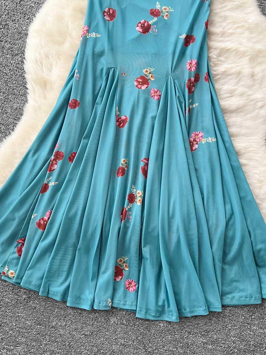 Lena Summer Classic Printed Dress