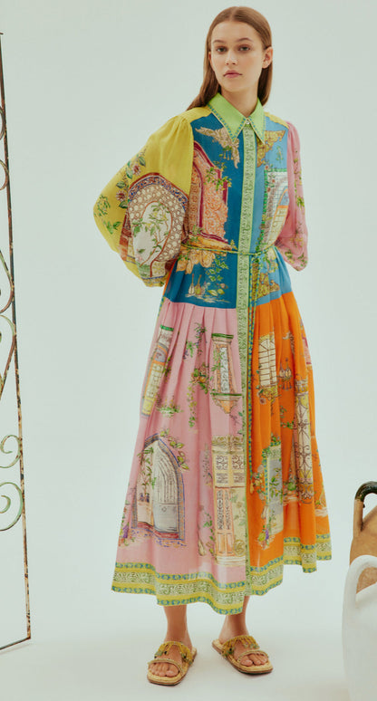 Rihanna Summer Printed Dress