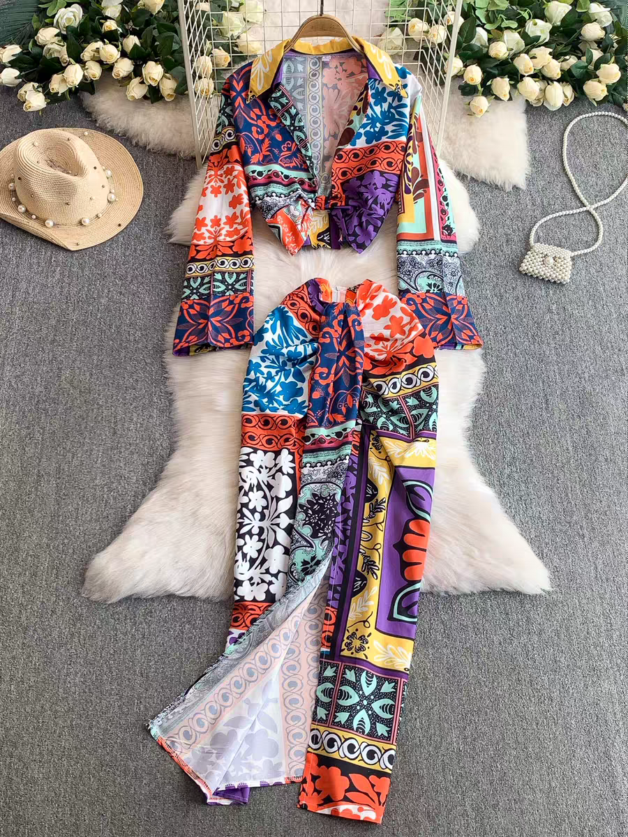 Michelle Summer Vacation Two Piece Set