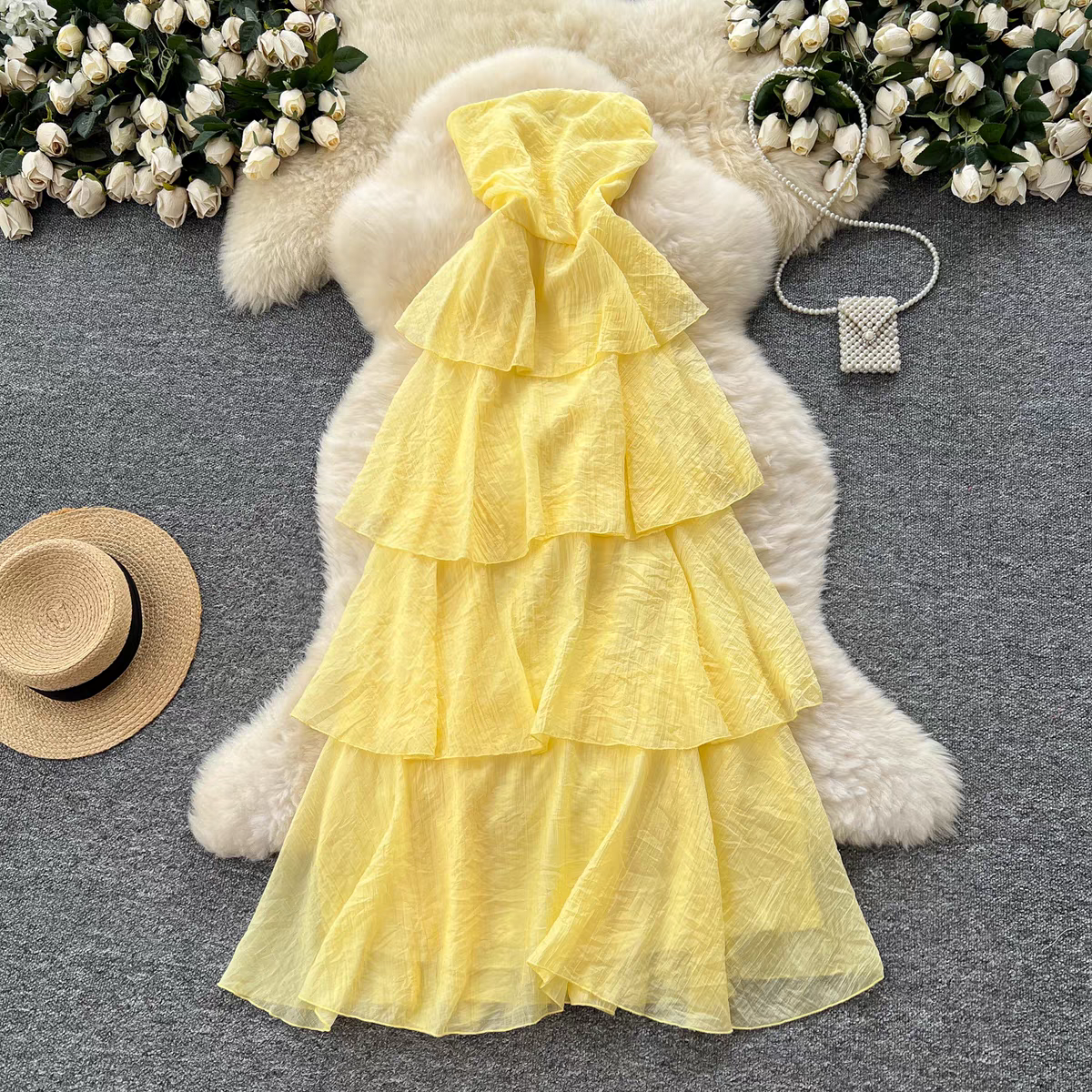 Sandra Summer Tube Top Dress - 24th Spoke