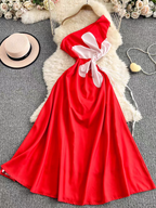 Katherine Summer Halter Neck Long Dress - 24th Spoke