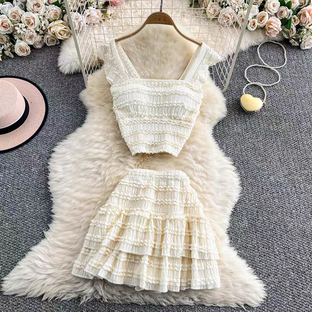 Alison Summer Two Piece Holiday Dress Set - 24th Spoke