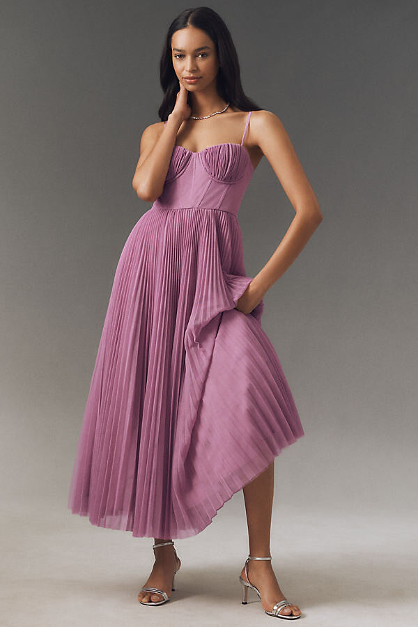Sweetheart Neck Flowy Slip Maxi Dress