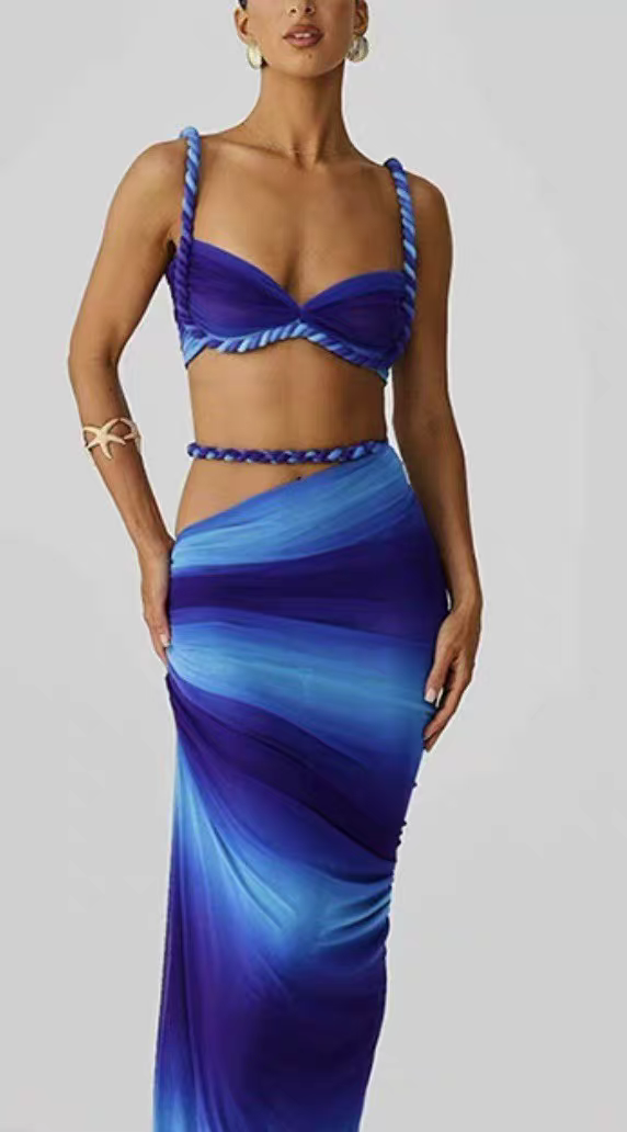 Tamannaah Summer Vacation Bikini Two Piece Set