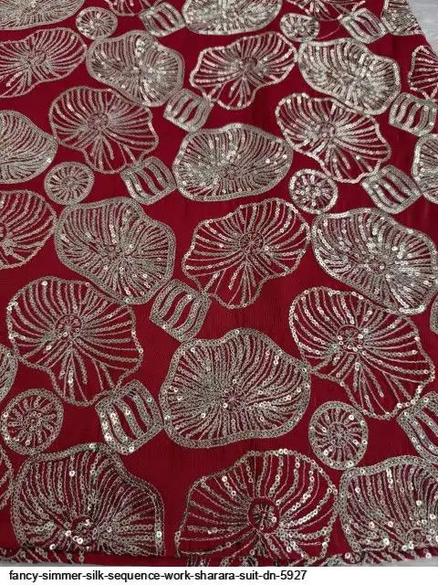 Beautiful Brick Red Rust Colour Readymade sharara set for Festive and Wedding