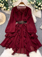 Megan Party Ruffle Dress