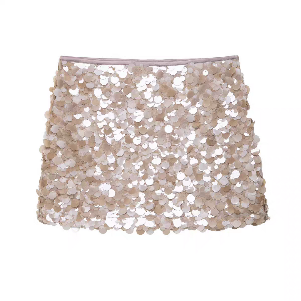 Zara Viral Coin Sequins Skirt