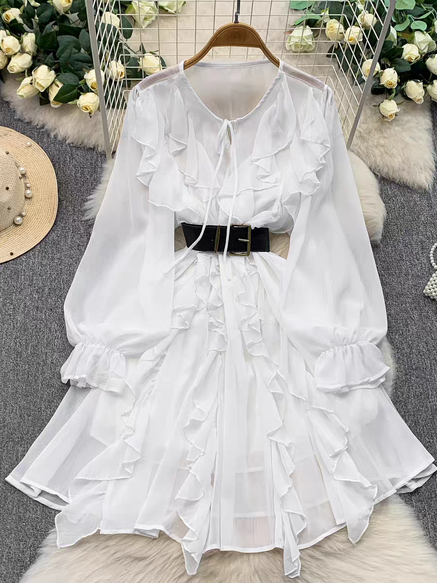 Megan Party Ruffle Dress