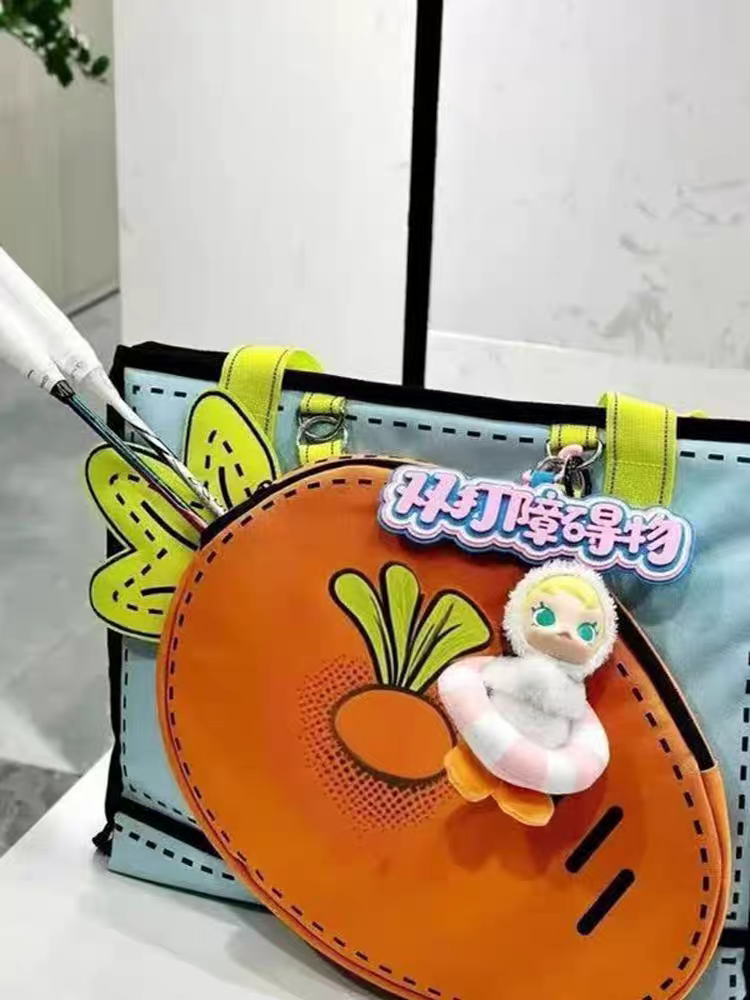 Sania Badminton Carrot Tote Bag