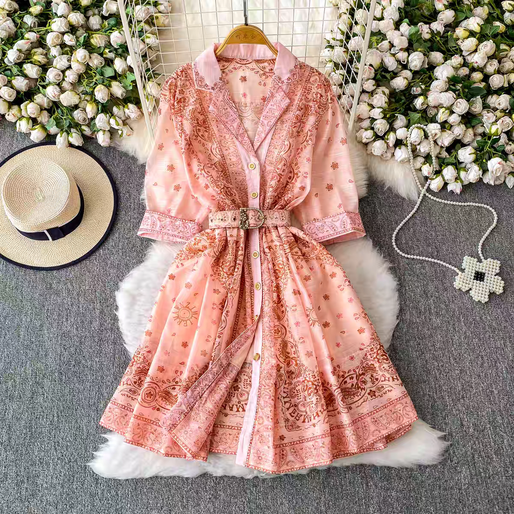 Ashley Summer Luxury Celebrity Mid Length Dress