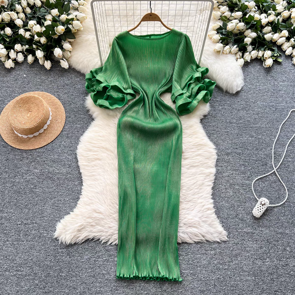 Gabrielle Summer Pleated Dress - 24th Spoke