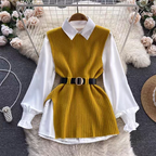 Michelle Winter Top With Belt