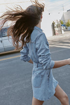 Gemma Summer Denim Mini Dress