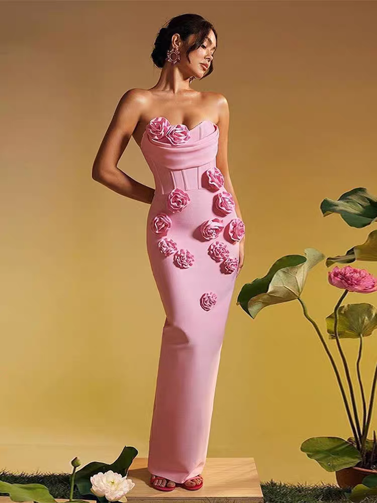 Beyoncé Luxury Celebrity Party Tube Top Dress