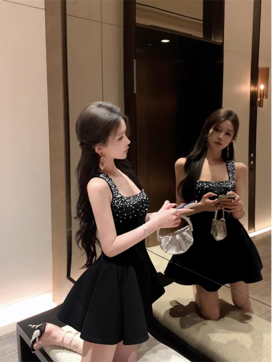 Victoria Summer A Line Party Pearl Dress