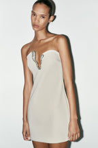 Jessica Summer Rhinestone Short Dress