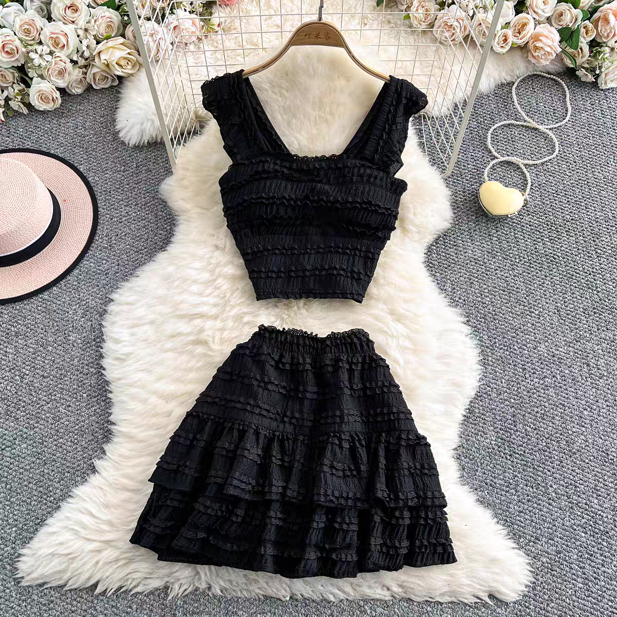 Alison Summer Two Piece Holiday Dress Set - 24th Spoke