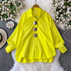 Jennifer Summer Stylish metal Button Shirt - 24th Spoke