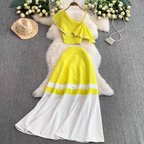 Jennifer Summer Off Shoulder Ruffle Dress