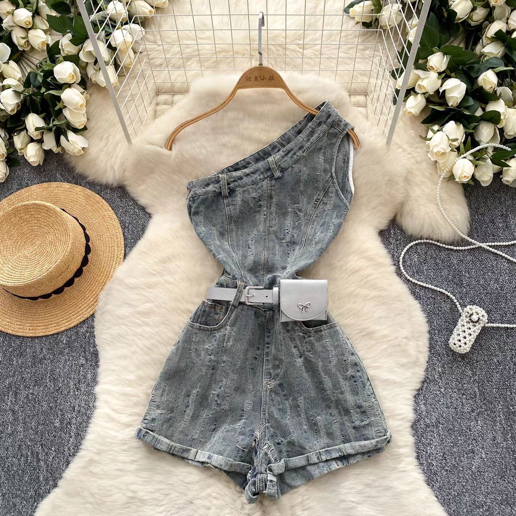 Alison Summer Denim Jumpsuit