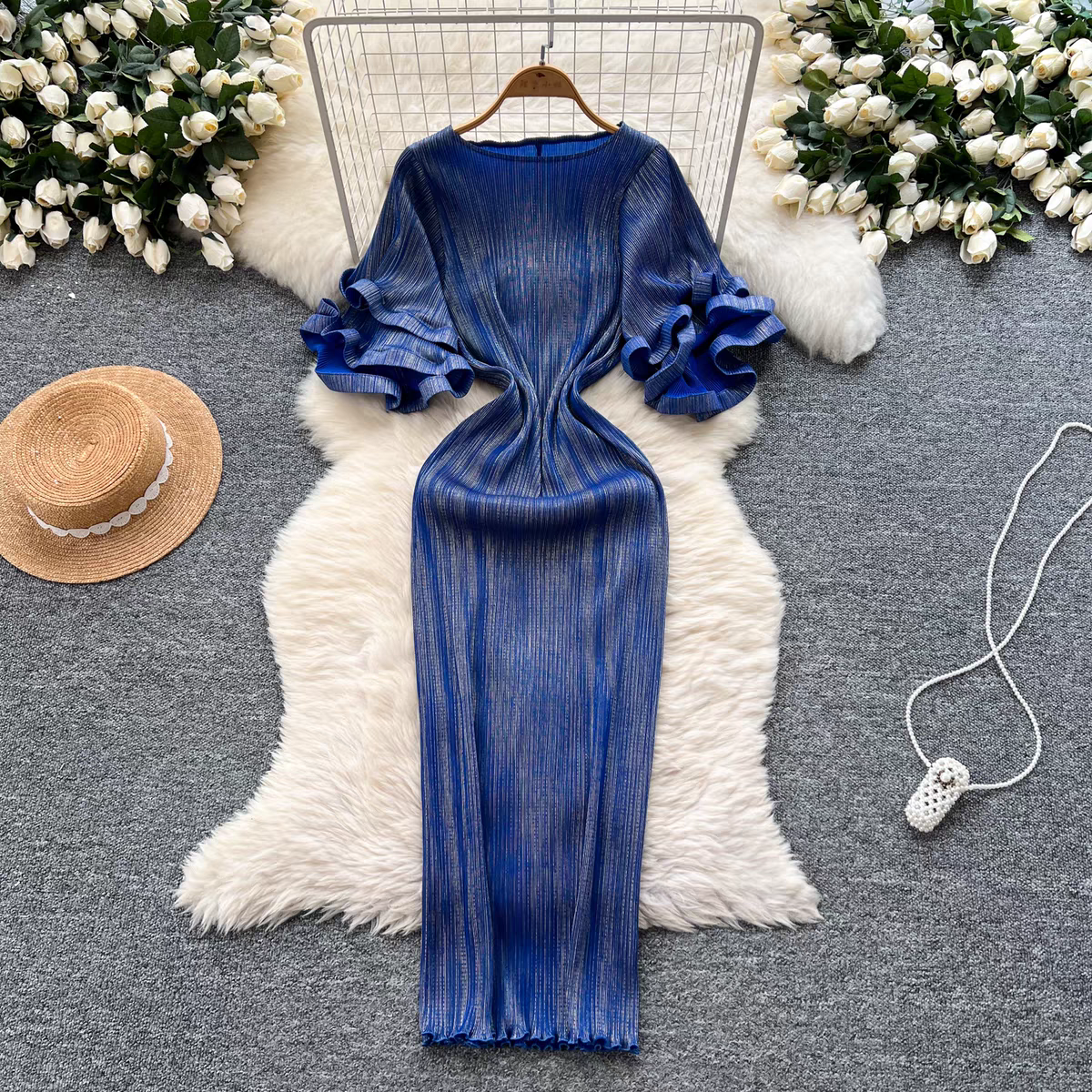 Gabrielle Summer Pleated Dress - 24th Spoke