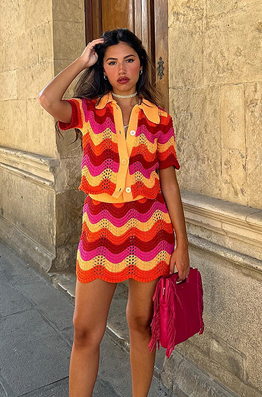 Rihanna Summer Two Piece Set