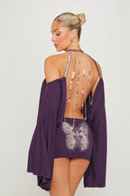 Milena Butterfly Sequins Dress