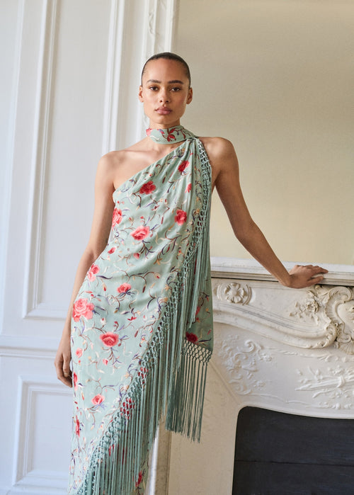 Michelle Tassel Long Dress